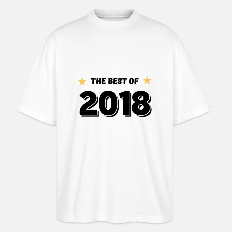 Das Beste aus 2018 - Stanley/Stella Oversized Unisex Bio T-Shirt Blaster 2.0 - Weiß