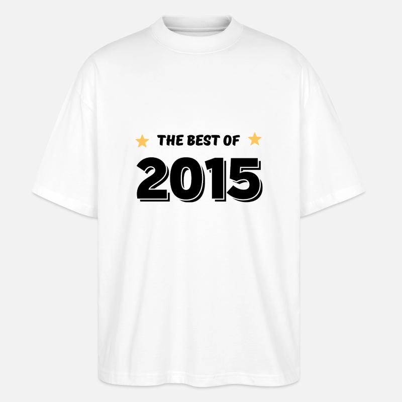 Das Beste aus 2015 - Stanley/Stella Oversized Unisex Bio T-Shirt Blaster 2.0 - Weiß