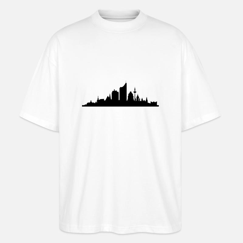 Skyline Leipzig central - T-shirt bio Blaster 2.0 coupe oversize Stanley/Stella Unisexe - blanc