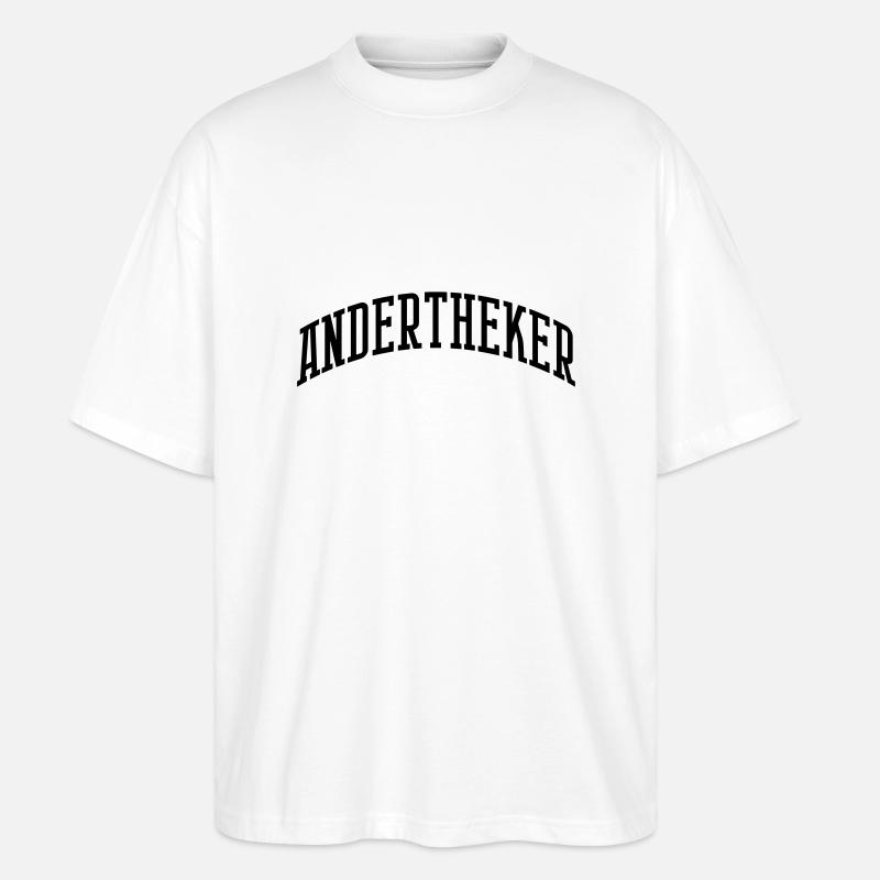 andertheker college - Stanley/Stella Oversized Unisex Bio T-Shirt Blaster 2.0 - Weiß