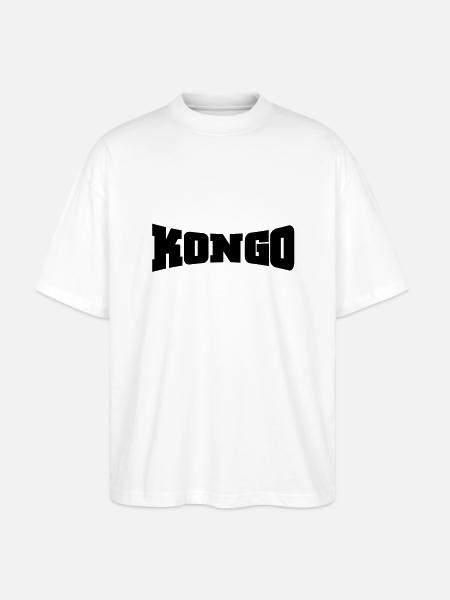 Congo logo - Stanley/Stella Oversized Unisex Organic T-shirt Blaster 2.0 - white