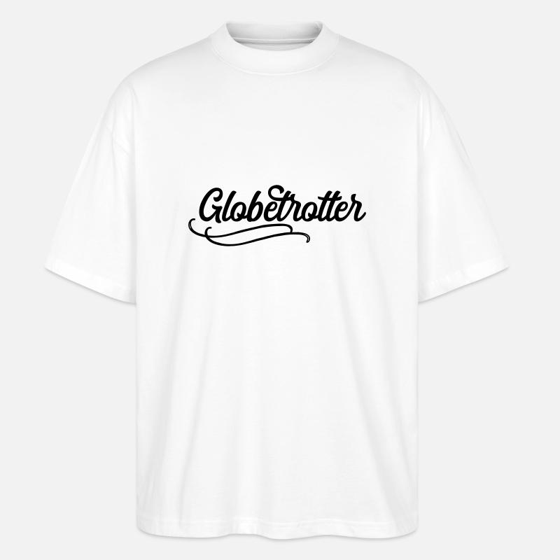 Globetrotter - Stanley/Stella Oversized Unisex Bio T-Shirt Blaster 2.0 - Weiß