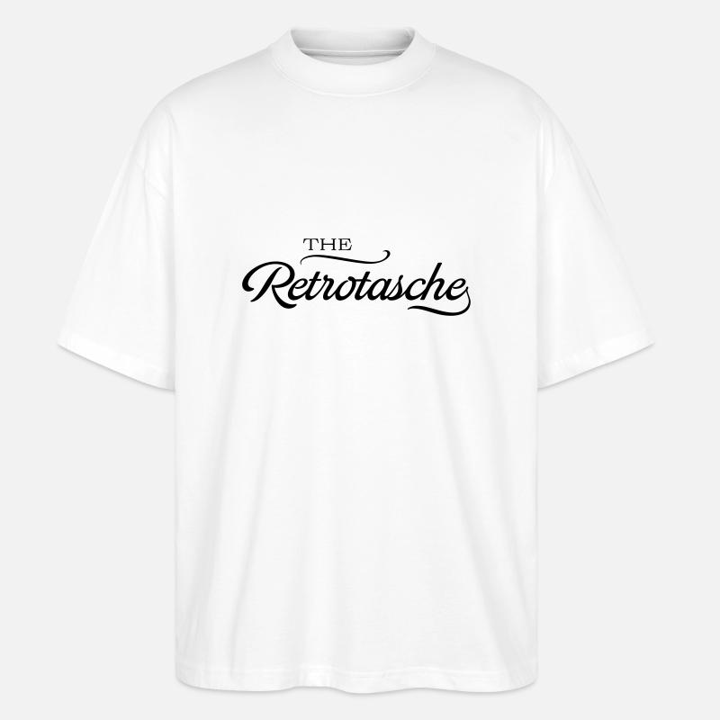 The Retrotasche - Stanley/Stella Oversized Unisex Bio T-Shirt Blaster 2.0 - Weiß