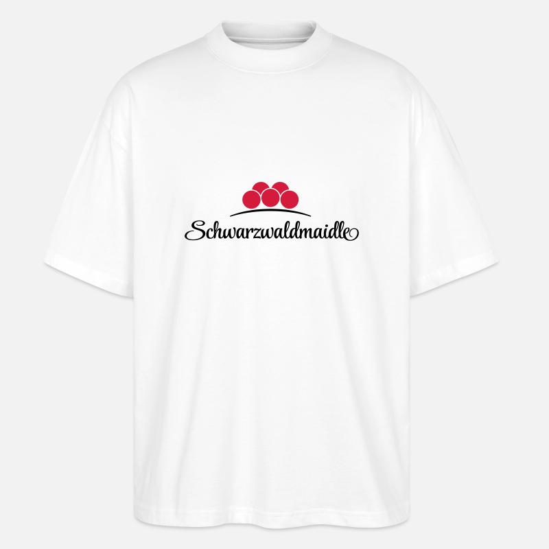 Schwarzwaldmaidle - Stanley/Stella Oversized Unisex Bio T-Shirt Blaster 2.0 - Weiß