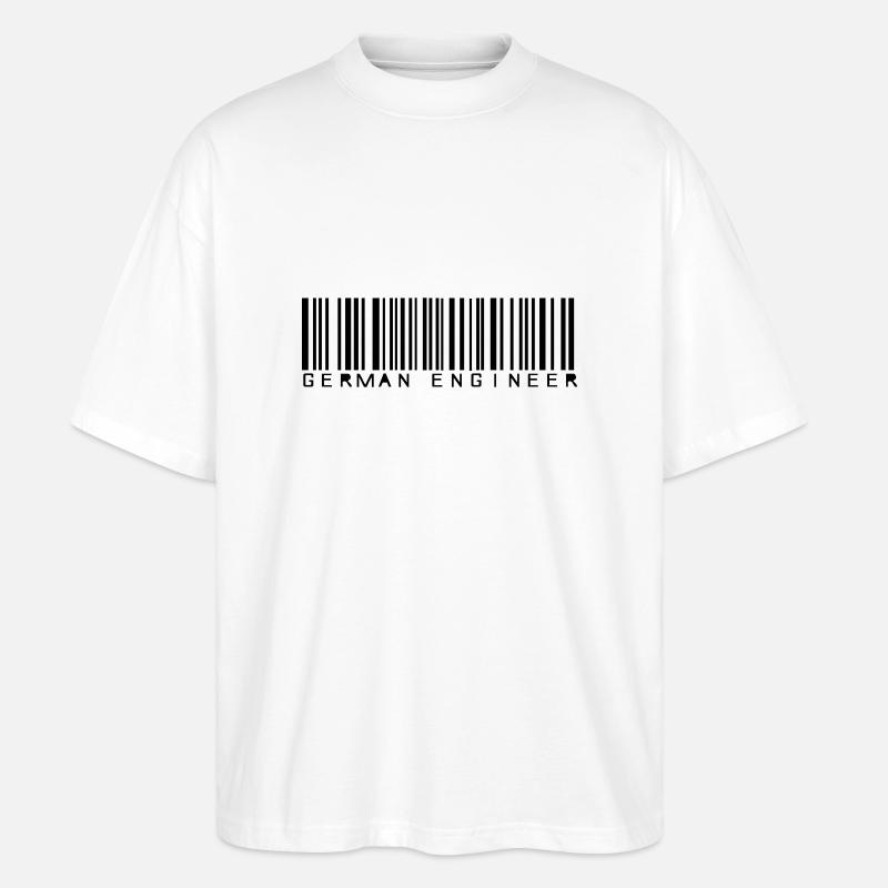 German Engineer - Stanley/Stella Oversized Unisex Bio T-Shirt Blaster 2.0 - Weiß