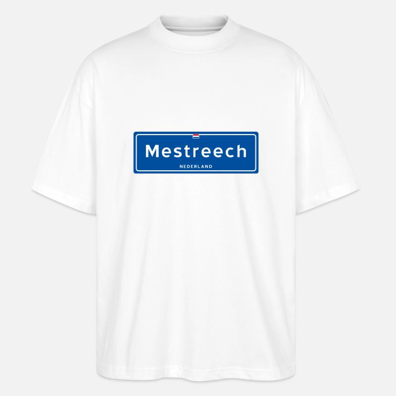 Mestreech (Maastricht) - Stanley/Stella Oversized Unisex Bio T-Shirt Blaster 2.0 - Weiß