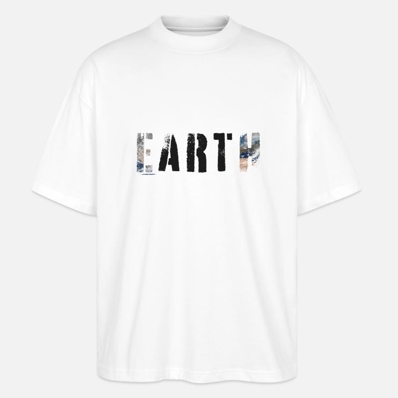 ART DE LA TERRE - T-shirt bio Blaster 2.0 coupe oversize Stanley/Stella Unisexe - blanc