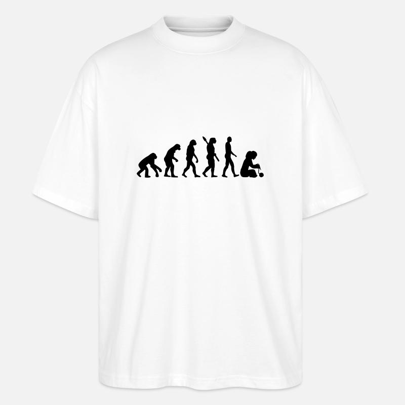 Evolution Knitting - Stanley/Stella Oversized Unisex Organic T-shirt Blaster 2.0 - white