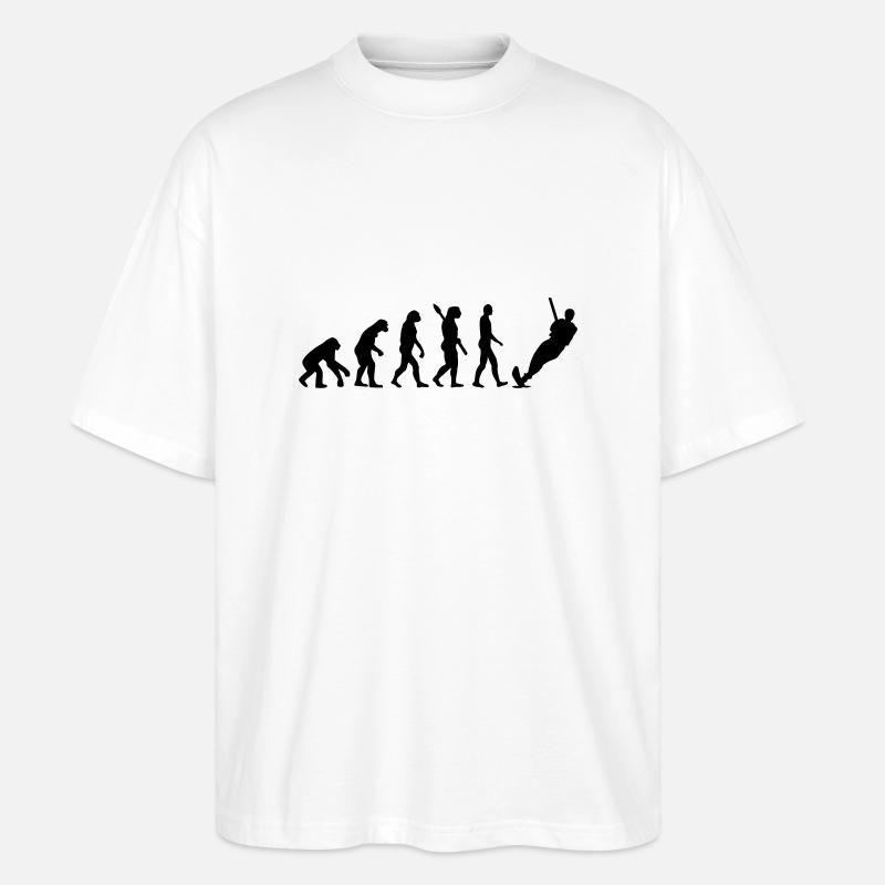 Evolution Water ski - Stanley/Stella Oversized Unisex Organic T-shirt Blaster 2.0 - white