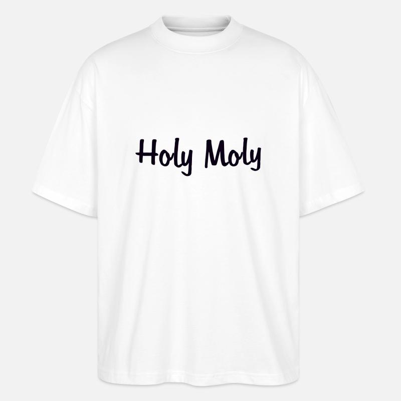 Holy Moly - Stanley/Stella Oversized Unisex Bio T-Shirt Blaster 2.0 - Weiß
