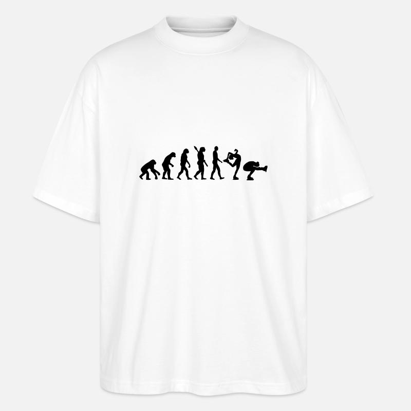 Evolution Figure skating - Stanley/Stella Oversized Unisex Organic T-shirt Blaster 2.0 - white