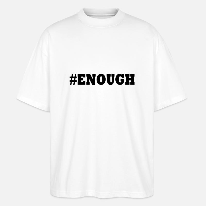 Enough - T-shirt bio Blaster 2.0 coupe oversize Stanley/Stella Unisexe - blanc