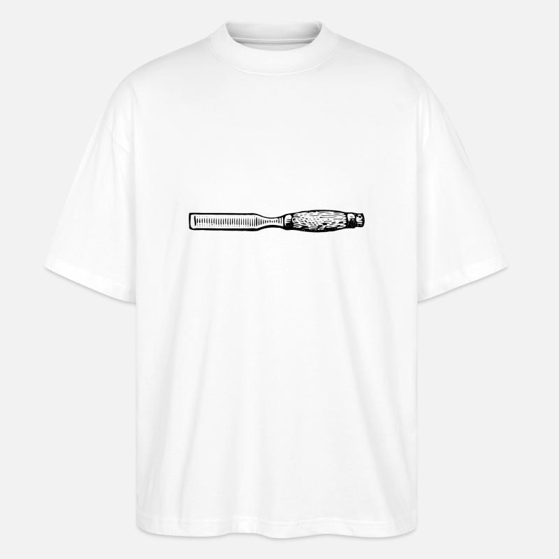 charpentier menuisier charpentier charpentier joiner11 - T-shirt bio Blaster 2.0 coupe oversize Stanley/Stella Unisexe - blanc