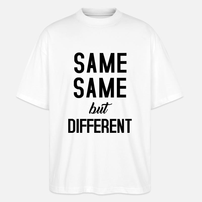 Same Same - T-shirt bio Blaster 2.0 coupe oversize Stanley/Stella Unisexe - blanc