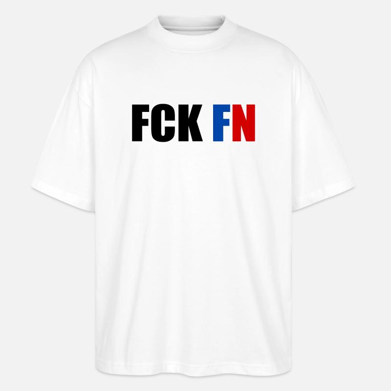 Fck fn - T-shirt bio Blaster 2.0 coupe oversize Stanley/Stella Unisexe - blanc