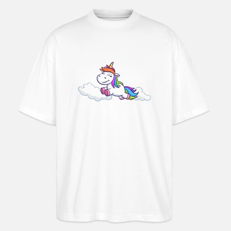 Unicorn - Stanley/Stella Oversized Unisex Bio T-Shirt Blaster 2.0 - Weiß