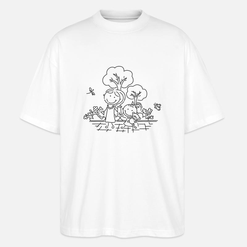 Kinder - Stanley/Stella Oversized Unisex Bio T-Shirt Blaster 2.0 - Weiß