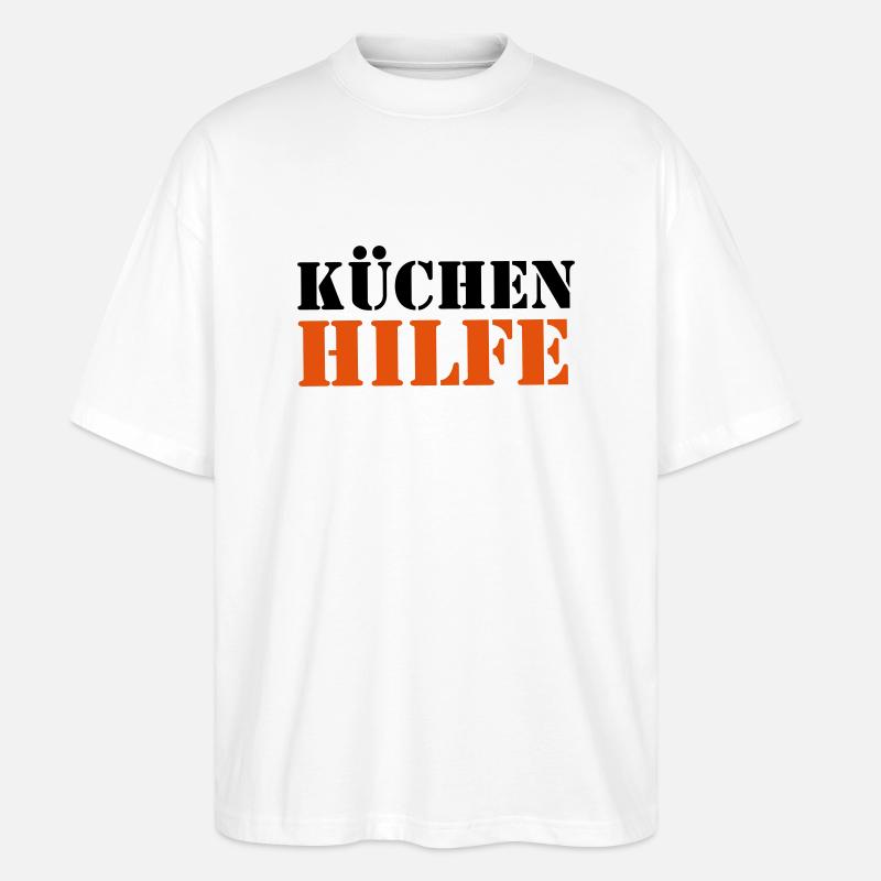 2541614 14760175 kuechenhilfe - Stanley/Stella Oversized Unisex Bio T-Shirt Blaster 2.0 - Weiß