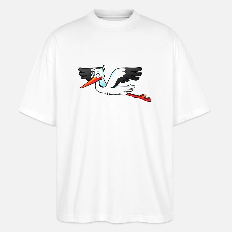 storch - Stanley/Stella Oversized Unisex Bio T-Shirt Blaster 2.0 - Weiß