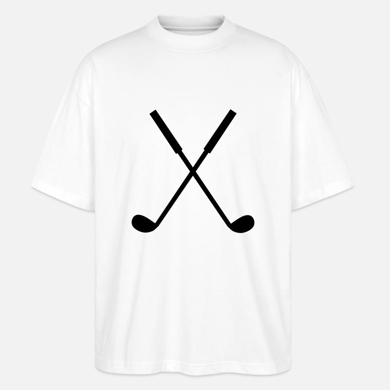 golfschläger - Stanley/Stella Oversized Unisex Bio T-Shirt Blaster 2.0 - Weiß