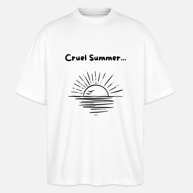 Cruel summer - Stanley/Stella Oversized Unisex Bio T-Shirt Blaster 2.0 - Weiß