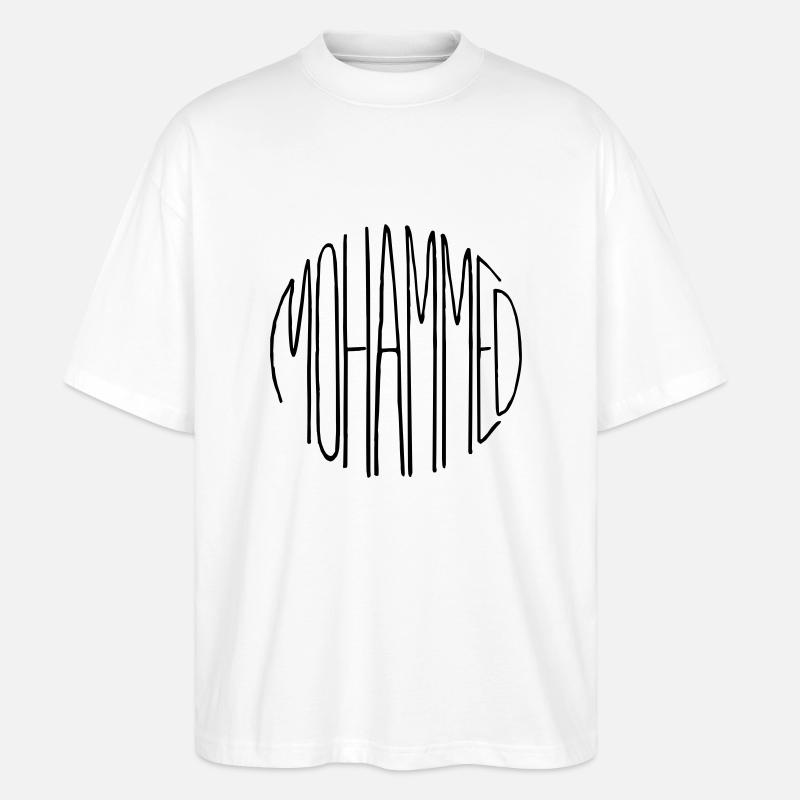 Mohammed - Stanley/Stella Oversized Unisex Organic T-shirt Blaster 2.0 - white