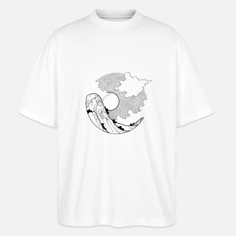 190 - Stanley/Stella Oversized Unisex Bio T-Shirt Blaster 2.0 - Weiß