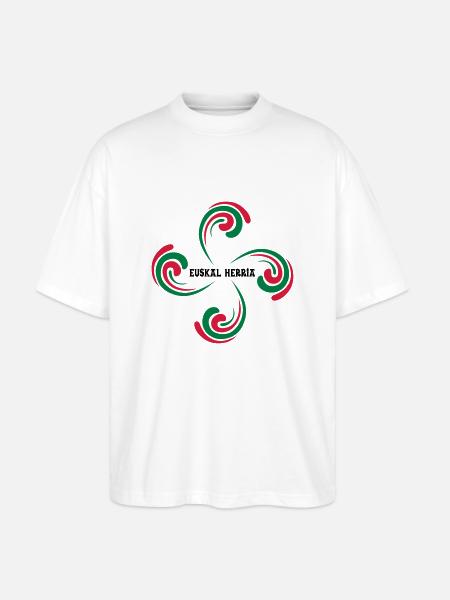 Croix Basque - T-shirt bio Blaster 2.0 coupe oversize Stanley/Stella Unisexe - blanc