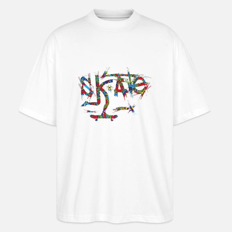 Skate - Stanley/Stella Oversized Unisex Organic T-shirt Blaster 2.0 - white