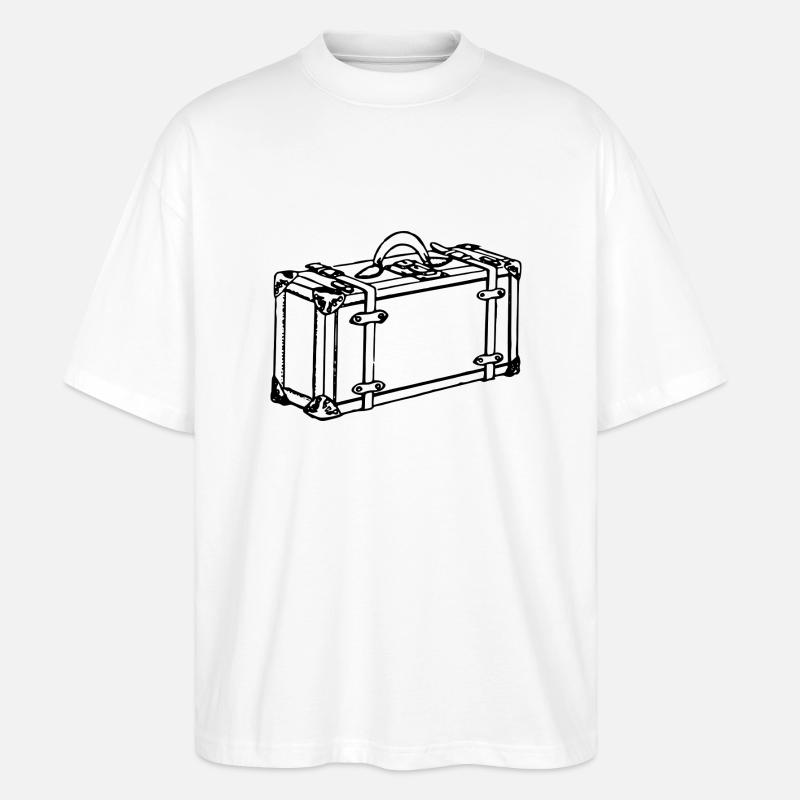 backpack suitcase backpack bag briefcase121 - Stanley/Stella Oversized Unisex Organic T-shirt Blaster 2.0 - white