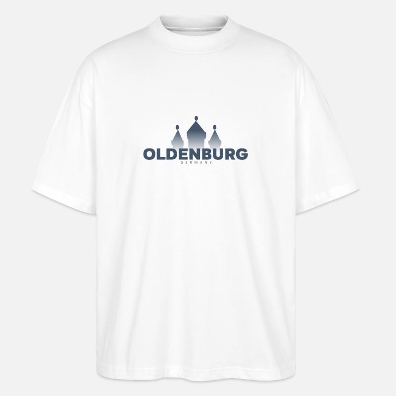 Oldenburg - Stanley/Stella Oversized Unisex Bio T-Shirt Blaster 2.0 - Weiß