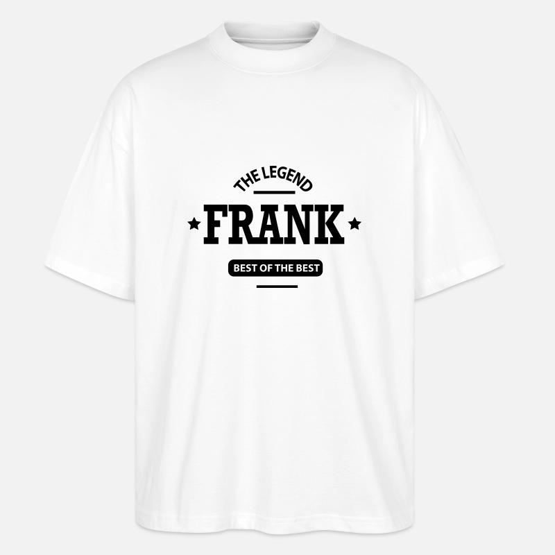 frank - Stanley/Stella Oversized Unisex Bio T-Shirt Blaster 2.0 - Weiß