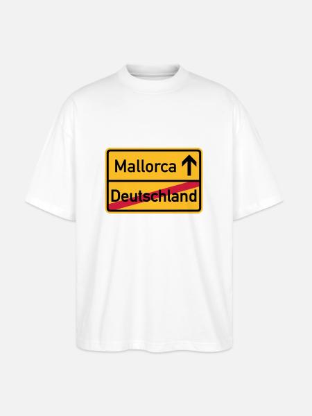 Mallorca - Stanley/Stella Oversized Unisex Bio T-Shirt Blaster 2.0 - Weiß