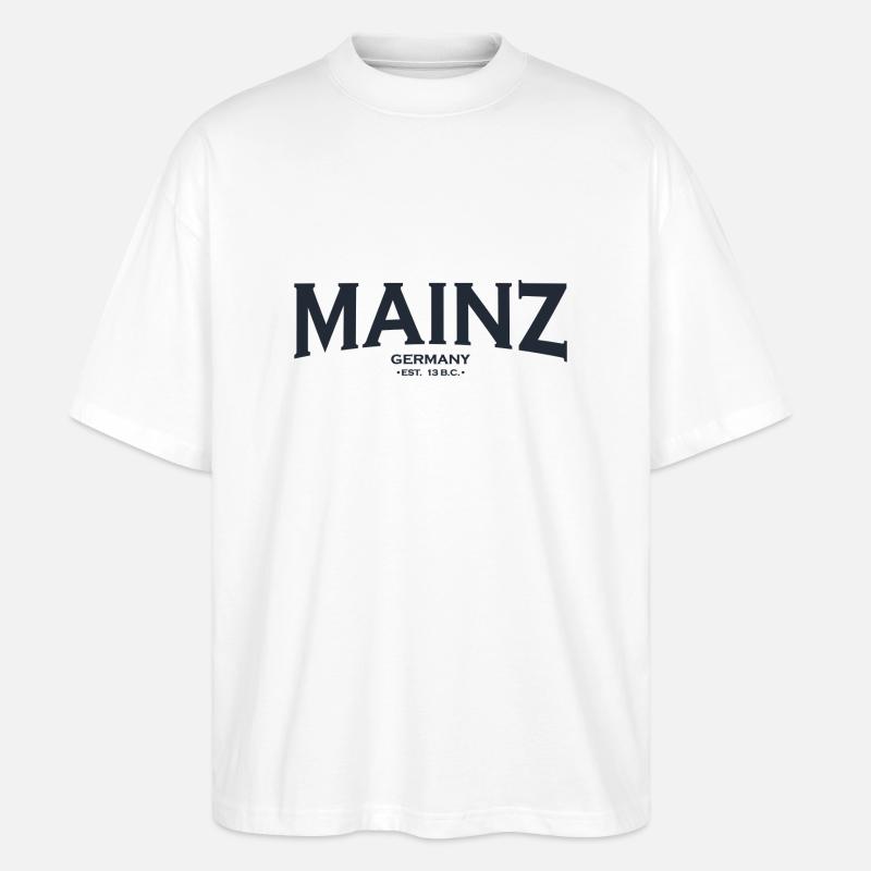 Mainz - Stanley/Stella Oversized Unisex Bio T-Shirt Blaster 2.0 - Weiß
