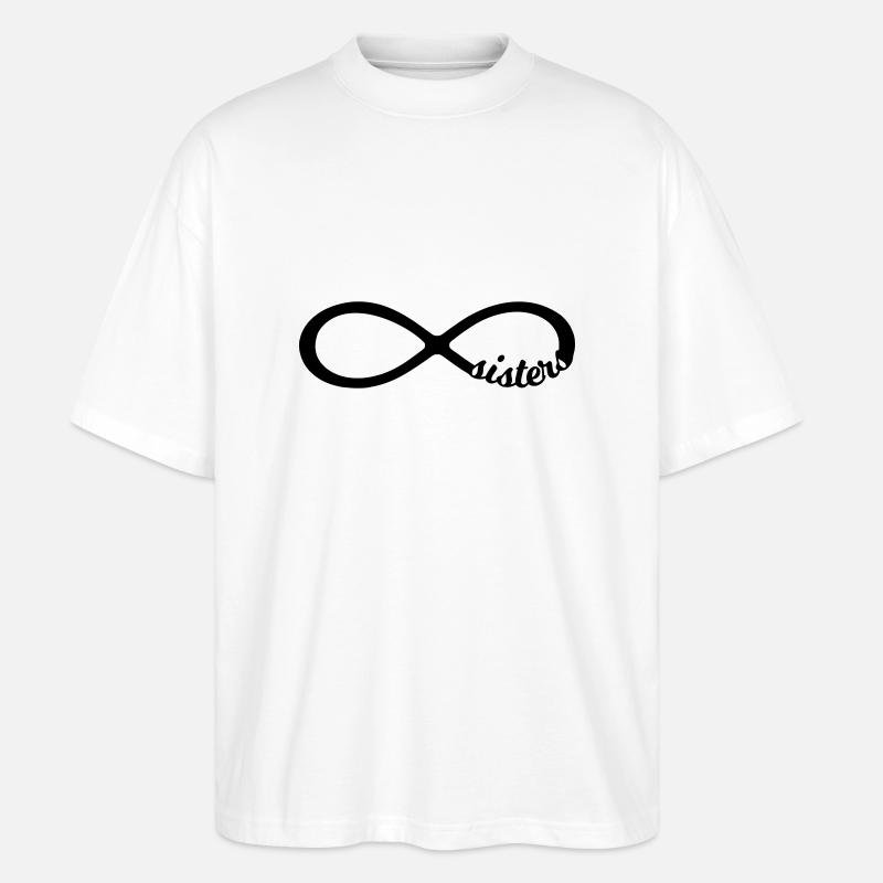 Infinity Infinity - Stanley/Stella Oversized Unisex Organic T-shirt Blaster 2.0 - white