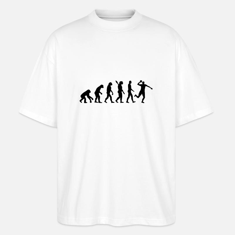 Evolution Dodgeball - Stanley/Stella Oversized Unisex Organic T-shirt Blaster 2.0 - white