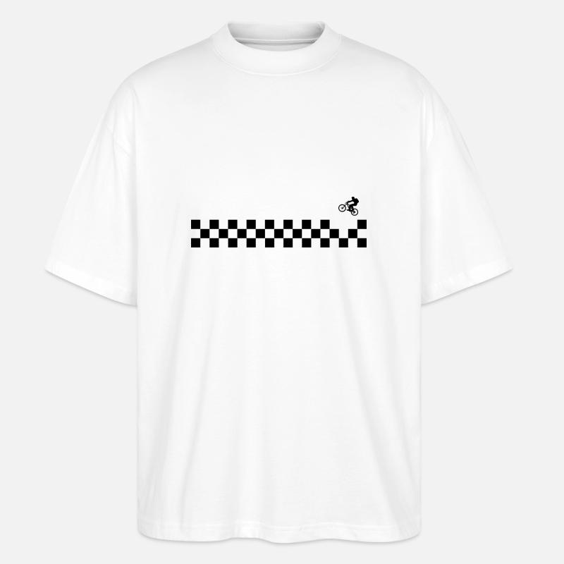 SkaRad - Stanley/Stella Oversized Unisex Bio T-Shirt Blaster 2.0 - Weiß