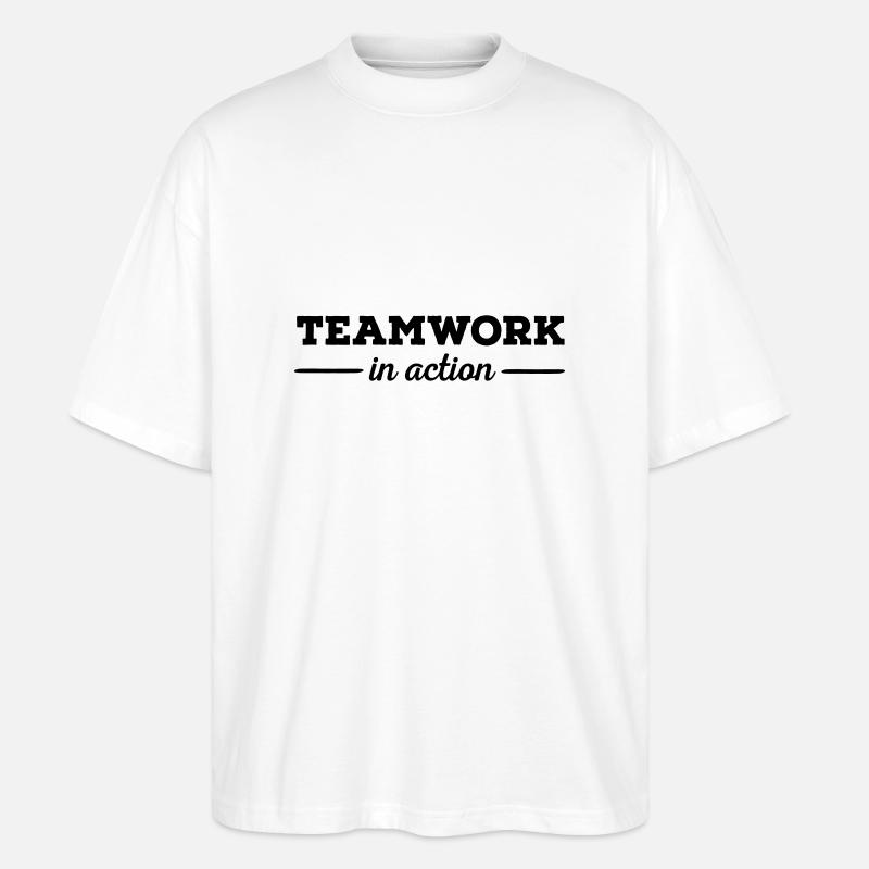 Teamwork - Stanley/Stella Oversized Unisex Organic T-shirt Blaster 2.0 - white