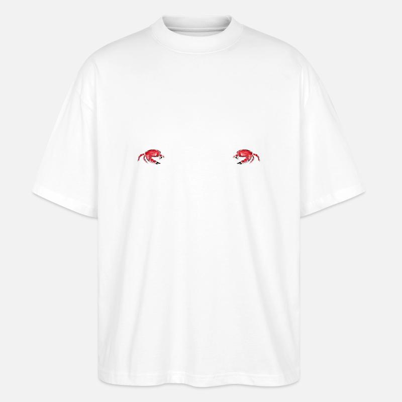 Saveyourboobs - Stanley/Stella Oversized Unisex Bio T-Shirt Blaster 2.0 - Weiß