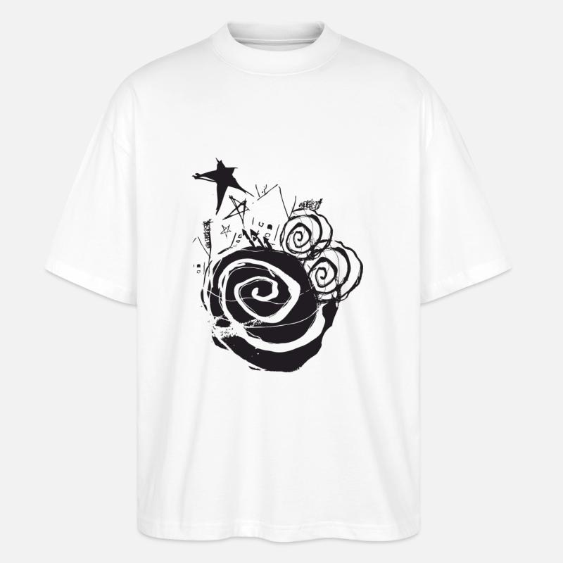 CrazyHouse_White - T-shirt bio Blaster 2.0 coupe oversize Stanley/Stella Unisexe - blanc