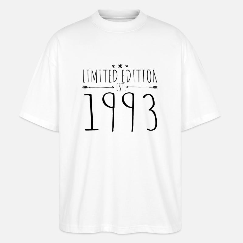 LE est 1993 - Stanley/Stella Oversized Unisex Bio T-Shirt Blaster 2.0 - Weiß