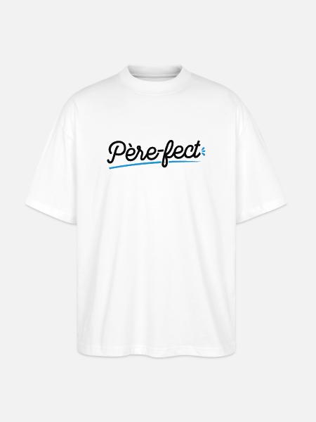 Je Suis Père-fect - T-shirt bio Blaster 2.0 coupe oversize Stanley/Stella Unisexe - blanc