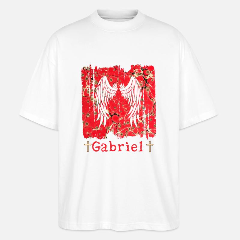 gabriel e 245 - Stanley/Stella Oversized Unisex Bio T-Shirt Blaster 2.0 - Weiß