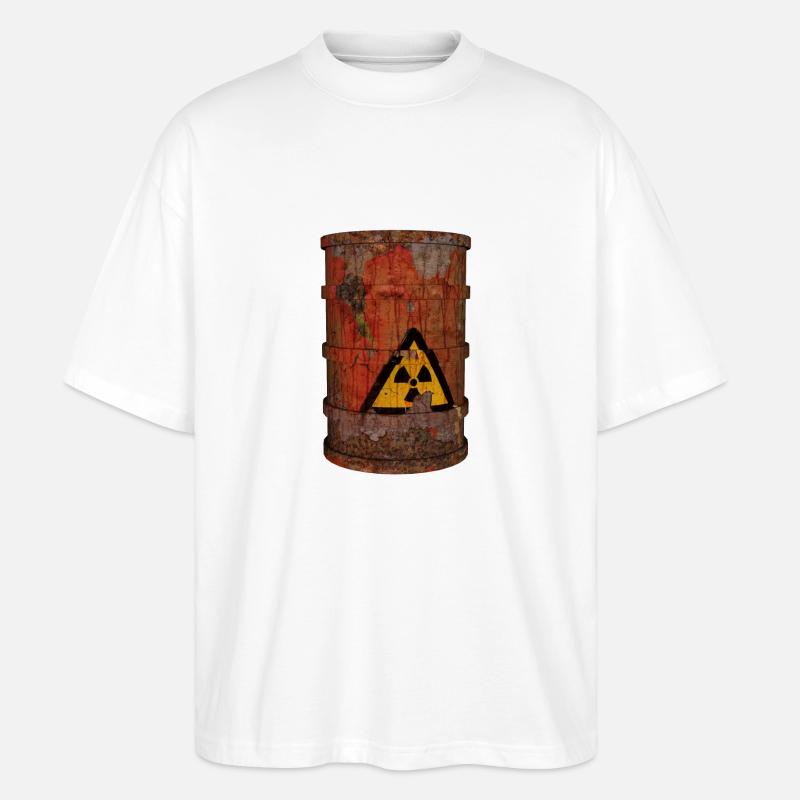 sondermuell2 - Stanley/Stella Oversized Unisex Bio T-Shirt Blaster 2.0 - Weiß