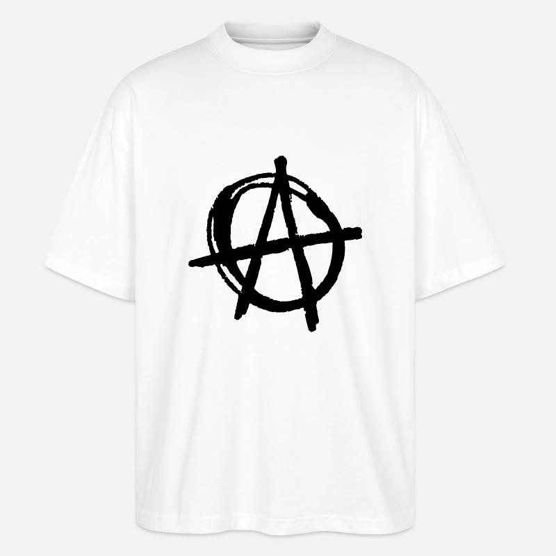 Anarchy - Stanley/Stella Oversized Unisex Organic T-shirt Blaster 2.0 - white