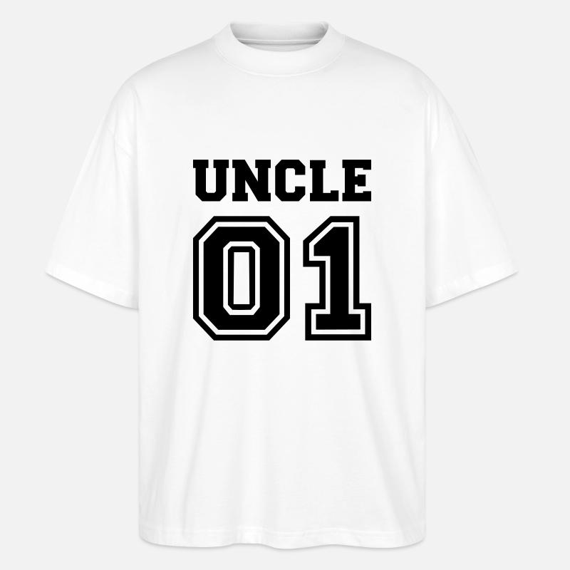 Onkel - Stanley/Stella Oversized Unisex Bio T-Shirt Blaster 2.0 - Weiß