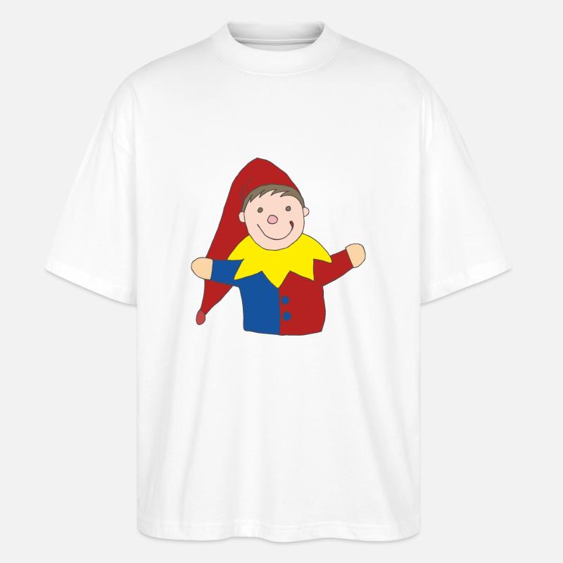 Kasperl - Stanley/Stella Oversized Unisex Bio T-Shirt Blaster 2.0 - Weiß