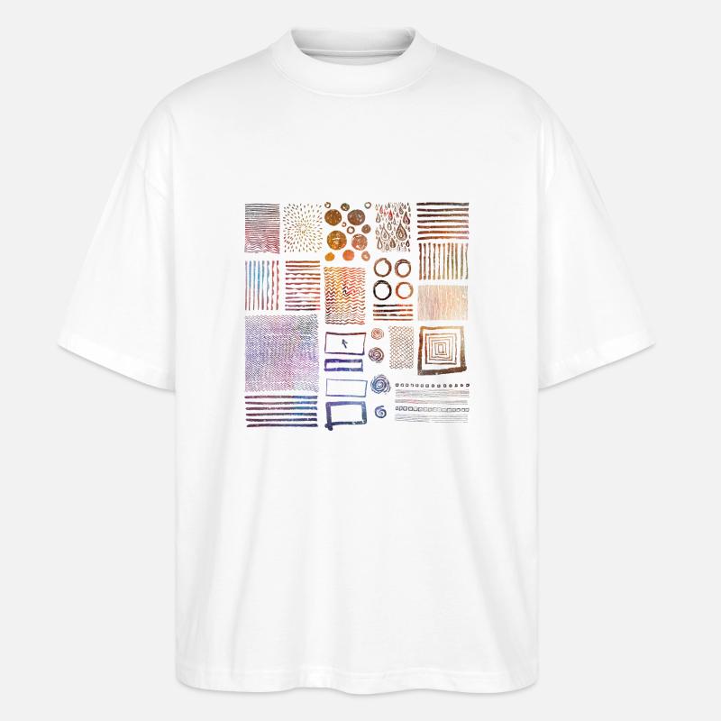 Graphisme - T-shirt bio Blaster 2.0 coupe oversize Stanley/Stella Unisexe - blanc