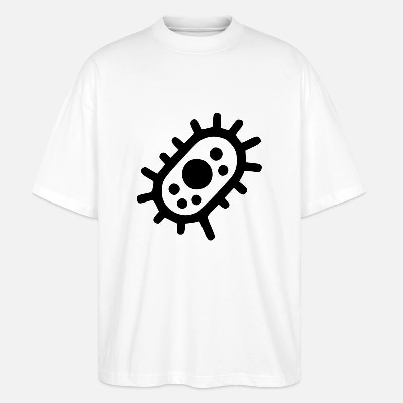 Bakterien - Stanley/Stella Oversized Unisex Bio T-Shirt Blaster 2.0 - Weiß