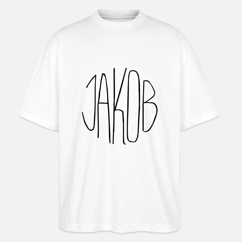 Jacob - T-shirt bio Blaster 2.0 coupe oversize Stanley/Stella Unisexe - blanc